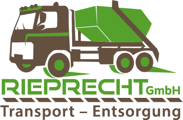 Logo das einen LKW mit grünen Abfallanhänger zeigt